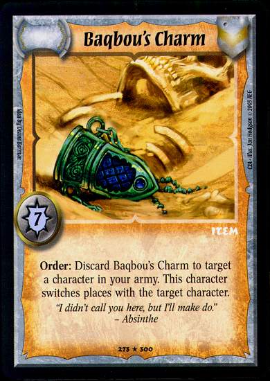 Baqbous Charm - Foil